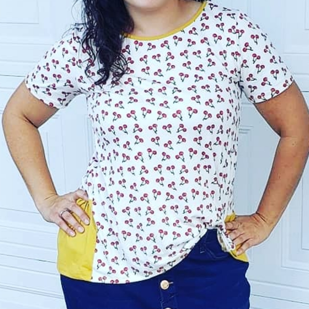 White & Yellow Cherry Top